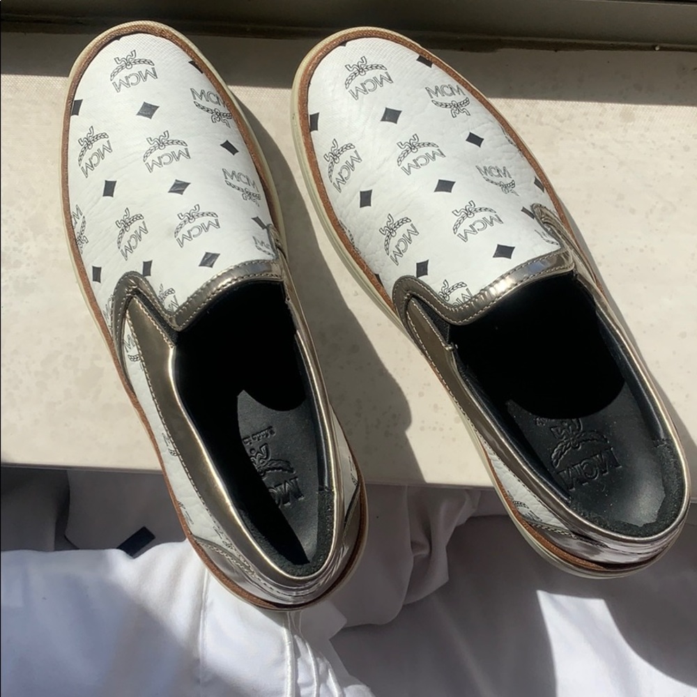 MCM slip on sneakers